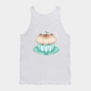 Warm drink buddy in a coffee cup Tank Top